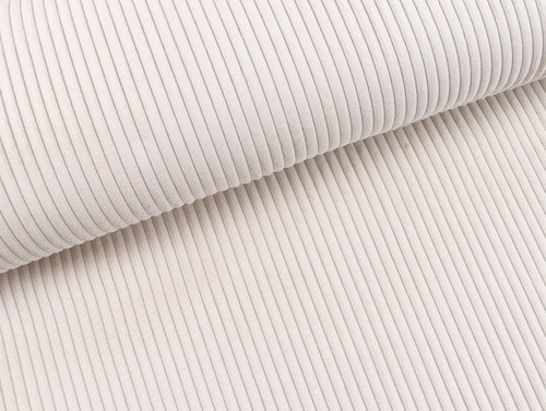 POLSTERSTOFF Cord Samt Taschen Bekleidung grob gerippt VANILLE CREME EUR 17,98/m - Bild 2 von 3