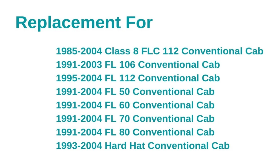 Vidrio de puerta delantera para 85-04 Freightliner FL50 FL60 FL70 FL80 FL106 FL112 FLC112 Foto 4 de 4