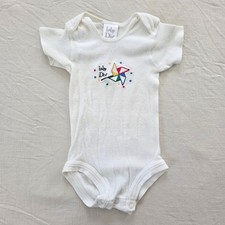 Vintage Baby Dior Pinwheel Embroidered Romper 3 months