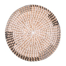 Wall Basket Decor Natural Woven Wall Hanging Decorative Basket 25cm Style 10