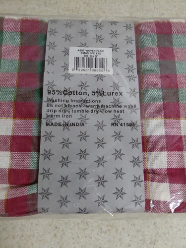 2x Holiday At Cotton Park Cottage All Cotton Kitchen Towel Set Of 3 - Picture 5 of 5