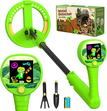 Metal Detector for Kids, Intuitive Color LCD Display, 6.7 Glowing LED Coil, Kid