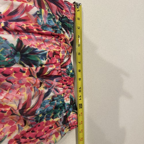 J.Crew Ratti Painted Pineapple Skirt 8 Cotton Lined Bright Tropical Print - Picture 6 of 9