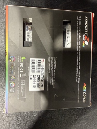 G.SKILL Trident Z5 Neo RGB 64GB (2 x 32GB) 288-Pin PC RAM DDR5 6000 Memory - Picture 2 of 2