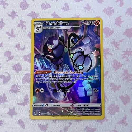 Pokemon TCG Chandelure TG04/TG30 Lost Origin Trainer Gallery Holo Rare M/NM P61 - Picture 1 of 4