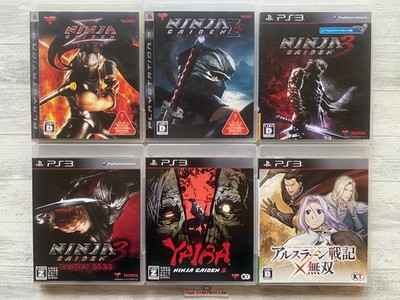 SONY PS3 Ninja Gaiden Σ Sigma 1 2 3 & Razor's Edge & Yaiba & Arslan Senki Musou