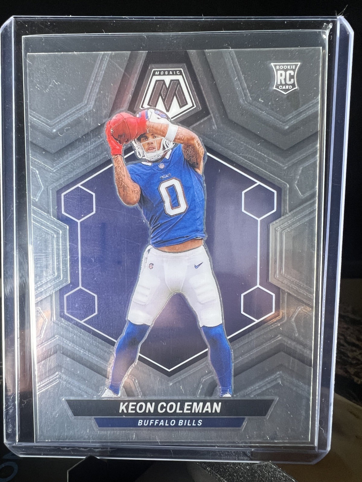 2024 Panini Mosaic Football Keon Coleman Base Rookie Card #333 Buffalo Bills RC