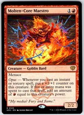 Molten-Core Maestro 125 Rare Secrets of Strixhaven MTG NM