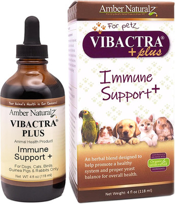 Vibactra plus Herbal Supplement for Dogs, Cats, Birds, Guinea Pigs, and Rabbits 