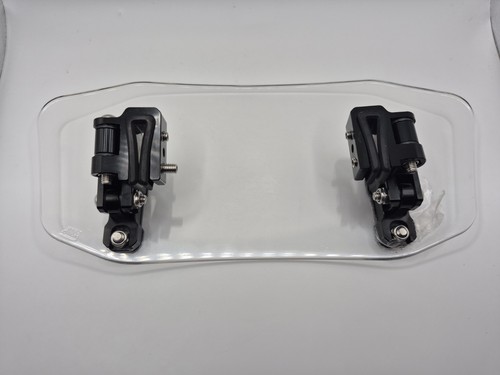 KEMIMOTO Motorcycle Windshield Upgrade Aluminum Metal Heightened Spoiler Clip - Picture 2 of 4
