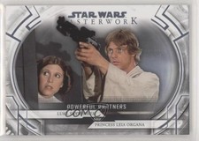 2018 Topps Star Wars Masterwork Luke Skywalker and Princess Leia Organa 02v3