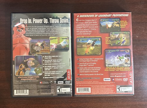 Dragon Ball Z Budokai 1 and Budokai 2 PS2 CIB Tested - Picture 3 of 3