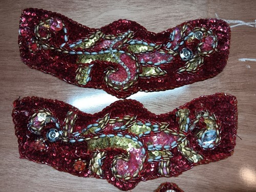 Pre-owned Red Belly Dance Costume Read Description - Bild 5 von 10