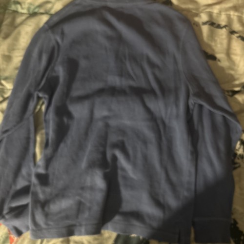 Camisa Pullover Azul Manga Larga U.S Polo Assn Para Hombre Talla M 100% Algodón - Imagen 2 de 3