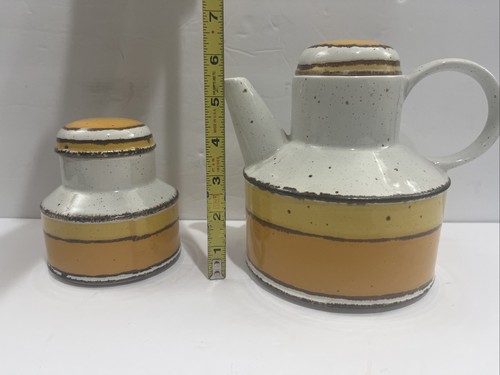 VTG Stonehenge Midwinter Sun Set Of Teapot And Sugar Bowl - Picture 4 of 6