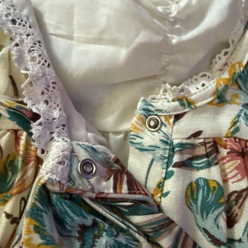 Vestido Tommy Bahama Niña Pequeña 3T Floral Boho Calce y Acampanado Rayón Lino Midi BxA - Imagen 9 de 13