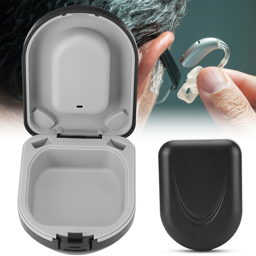 Hörgerätekoffer Wasserdicht Tragbar Fallfestigkeit Hörgerät Aufbewahrungsbox BLW - Bild 2 von 22