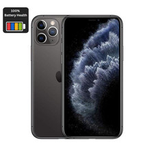 Apple iPhone 11 Pro 64GB Matte Space Grey - Unlocked - 100% Battery - Good,