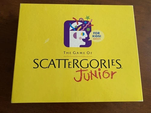 Vintage Milton Bradley Scattergories Junior (1989) - COMPLETE and Clean