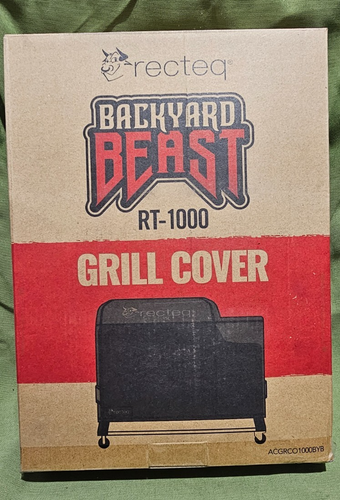 Recteq RT-1000 Premium Grillabdeckung schwarz strapazierfähig 350g PVC Polyester Einlage NOB