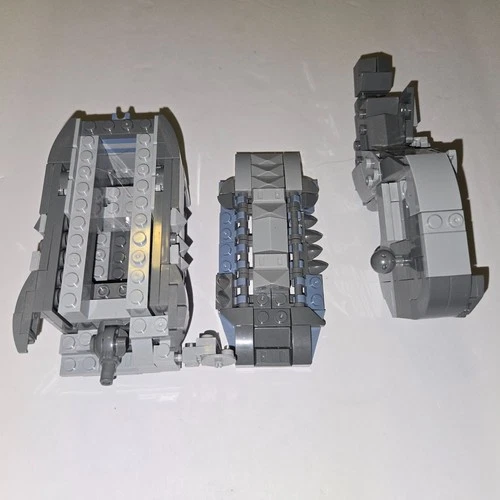 LEGO Star Wars Gray Speeder / Vehicle Partial Build MOC Parts Lot Incomplete Mod