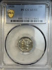 1935 Silver Mercury Dime 10 Cents PCGS Certified AU53 Coin