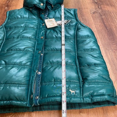 Victorias Secret Pink NFL Philadelphia Eagles Womens Puffer Vest Small NWT Rare - Picture 14 of 15