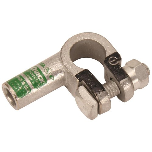 Conector terminal de batería negativo codo derecho cable rápido - Imagen 1 de 5
