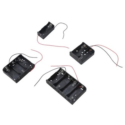 Single Cell Plastic Battery Case For LR14 C Secure Connection Long Enduring