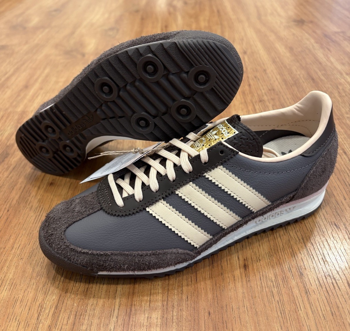 Adidas Women's 9 SL 72 OG Shoes 'Crystal Sand / Brown' - IF1937 Expeditedship