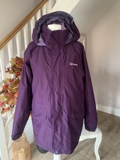 Berghaus Women's 3 in 1 Gore-tex Coat Jacket Purple Size 16