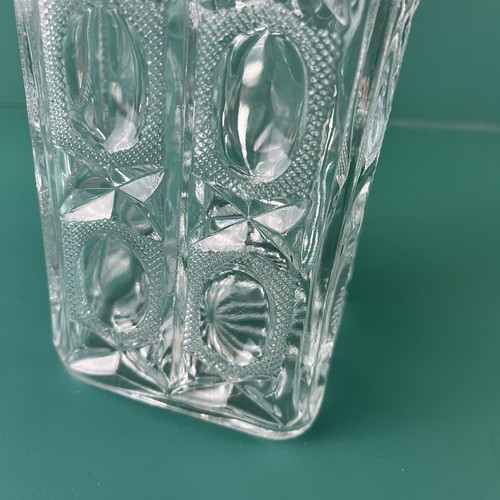 Vintage Klarglas Dekanter Flasche Made in Austria rechteckig - Bild 6 von 19