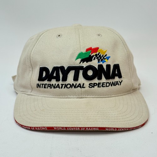 Daytona International Speedway Adjustable Snapback Hat Cap Beige - Picture 3 of 8