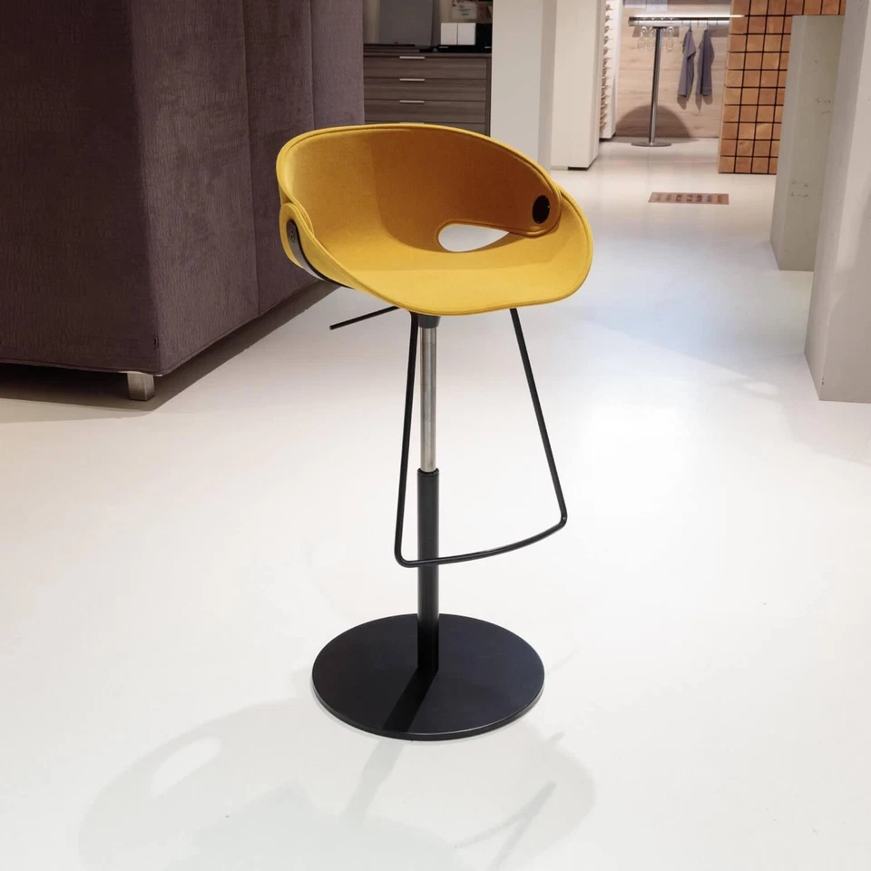 Tonon 2er Set Barhocker Flat Stool Sitzschale Nordic Acqua Clean  - Bild 4 von 4