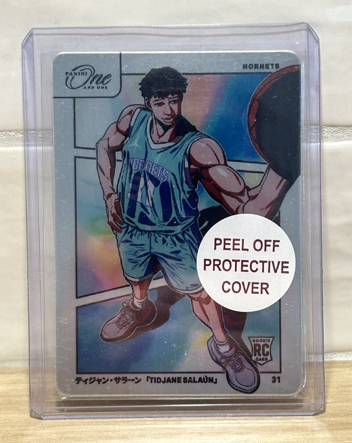 2024-25 PANINI ONE AND ONE TIDJANE SALAUN ROOKIE MANGA METAL SSP RC *CASE HIT*