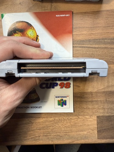 N64 World Cup 98 Nintendo 64 Video Game Manual PAL Boxed Complete CIB Extras - Picture 7 of 7