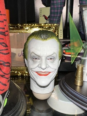 Mars Toys - Hot Toys Joker 1989 Jack Nicholson Custom Painted Head 1/6 Only Head