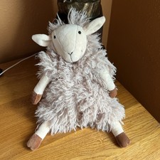 Jellycat 12  Sherri Sheep Sitting Plush Stuffed Curly Tweedledee Lamb Retired