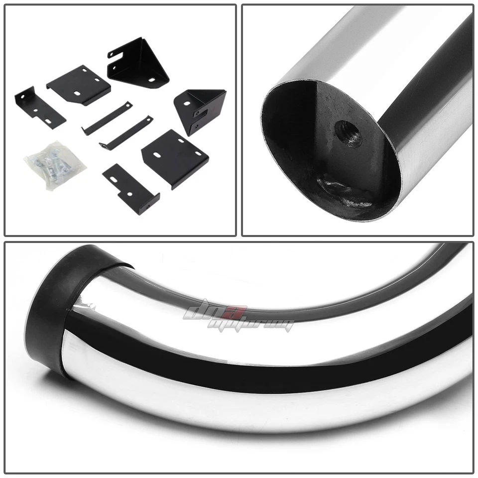 Para Ford Ranger 1998-2011 Super Cab 4 puertas 3" estribo Nerf Bar cromado Foto 3 de 4