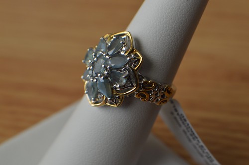 2.00ct Narsipatnam Color Change Alexandrite Ring 18K YG over Fine Silver Sz 6 - Picture 3 of 17