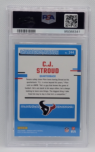 2023 Optic CJ Stroud RC PSA 10 #244 Texans - Bild 2 von 2