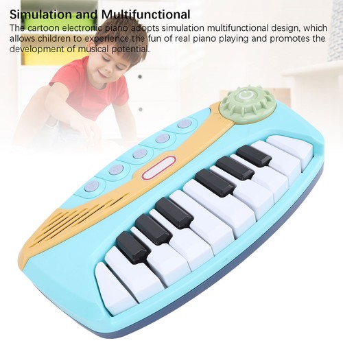 Elektronisches Keyboard Spielzeug frühes pädagogisches Spielzeug Simulation elektronisches Klavier - Bild 13 von 24