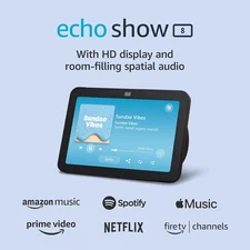 Amazon Echo Show 8 (Newest Model) - Spatial Audio & Smart Hub