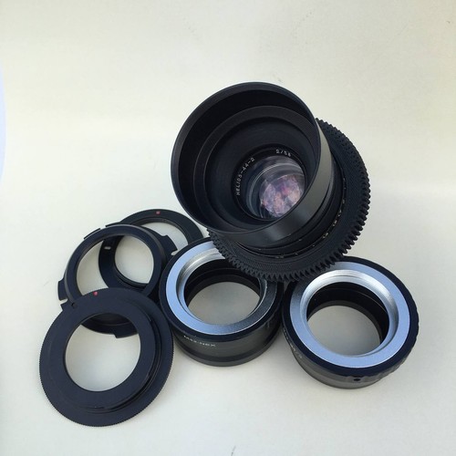 Bokeh lens HELIOS 44 2/58mm Cine mod lens Canon EF mount for Cinema - Picture 17 of 18