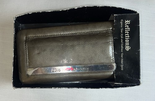 Portafoglio pochette similpelle tono oro Reflections Be Inspired vivi il tuo sogno - Foto 2 di 7