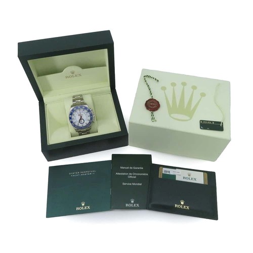 ROLEX Yacht-Master2 44mm Stainless Steel White Dial 116680 - Picture 17 of 17