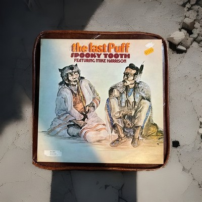SPOOKY TOOTH - The Last Puff 1971 UK pink rim Island palmtree label design*