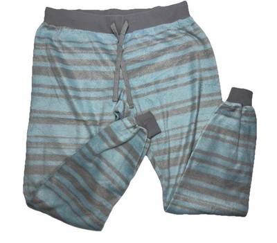 Free Press Gray and Blue Striped Pajama Pants women s M