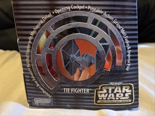 Star Wars Action Fleet Tie Fighter Micro Machines w/Pilot & Grand Moff Tarkin - Picture 6 of 10
