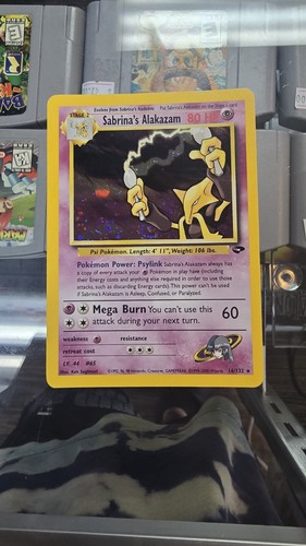 Sabrina's Alakazam 16/132 - Gym Heroes - Holographic Rare Great Shape